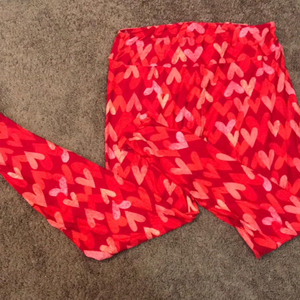 LuLaRoe heart legging